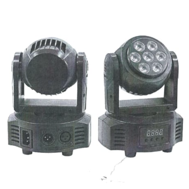 MINI 7PCS LED MOVING HEAD LIGHT