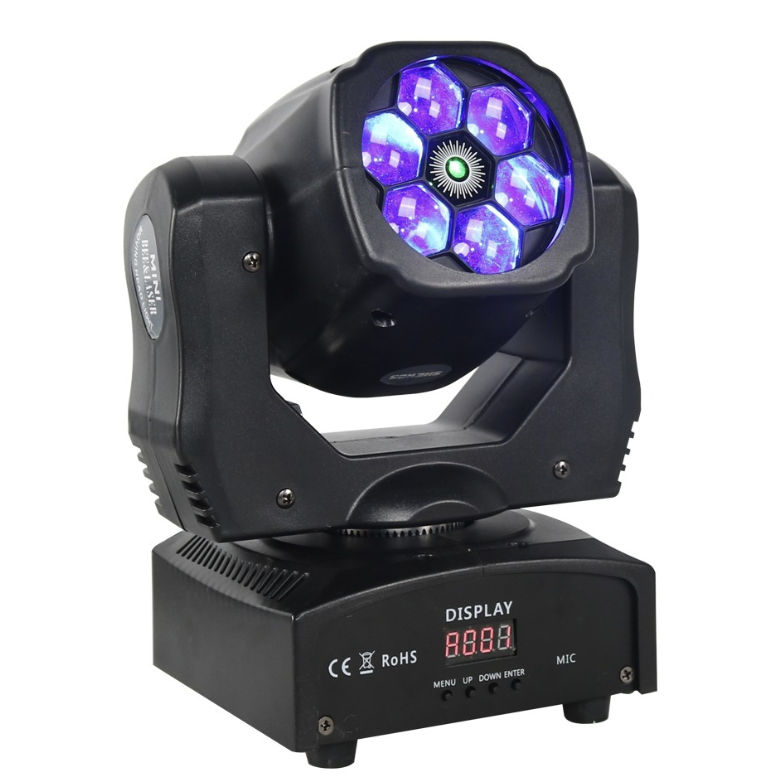 6x15w Laser Beam RGBW Moving Head