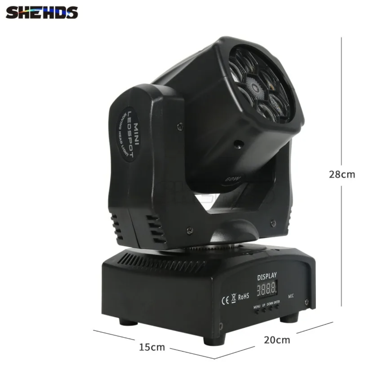 SHEHDS LED Beam+Wash 6x15W RGBW Bees Eyes Light